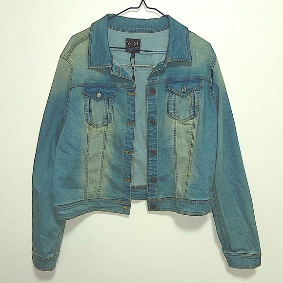 Yest Jackets & Blazers - Vintage style YEST DENIM BLUE JACKET BNWT